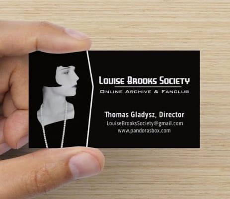 Louise Brooks Society card