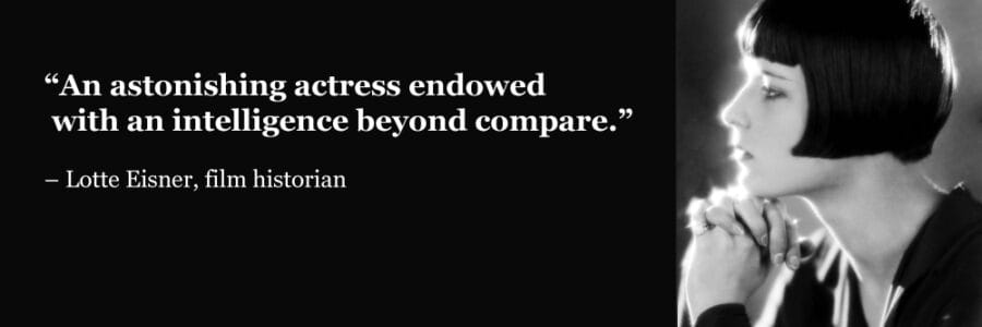 Louise Brooks Lotte Eisner quote