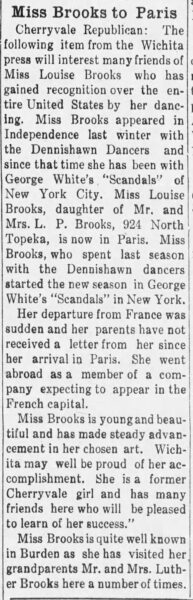 Burden Times newspaper clipping 11-6-24