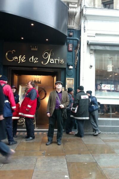 Thomas Gladysz at the Cafe de Paris in London