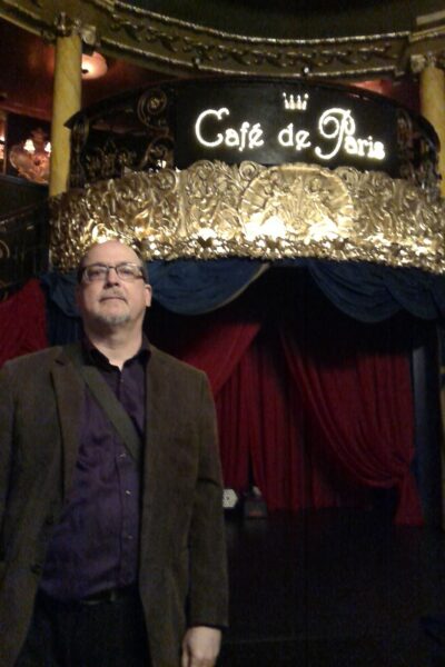 Thomas Gladysz at the Cafe de Paris in London