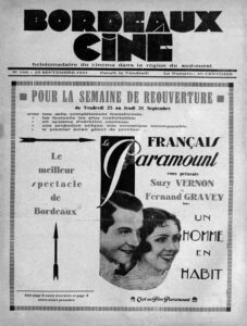 Bordeaux Cine 9-25-1931