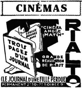 diary of a lost girl ad