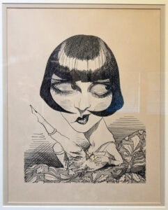 louise brooks by david levine