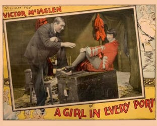 A Girl in Every Port lobby card