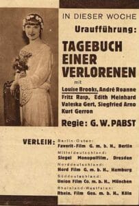 diary of a lost girl ad