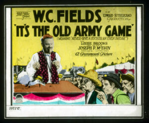 It's the Old Army Game slide